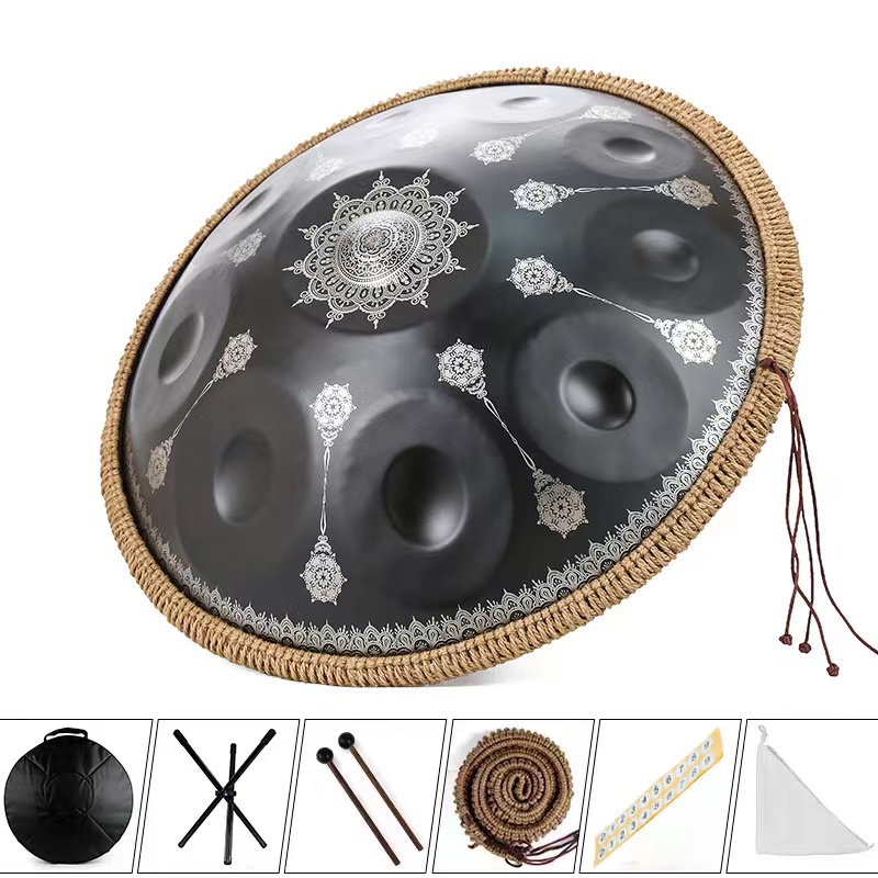 Handpan 22 inch 12 Note D Minor Kurd Handpan Drum for Professional Performance